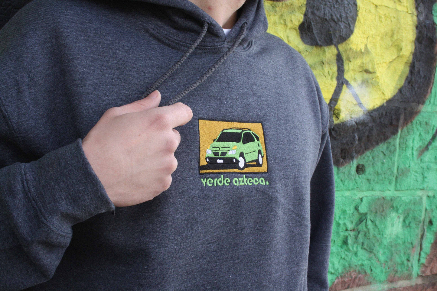 Verde Azteca Basic Hoodie