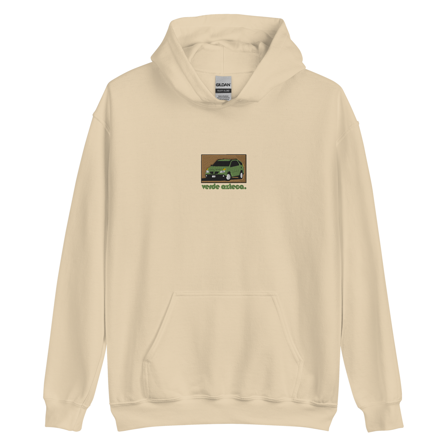 Verde Azteca Basic Hoodie